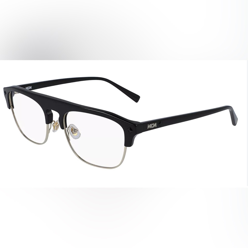 MCM Black and Silver Frame Glasses